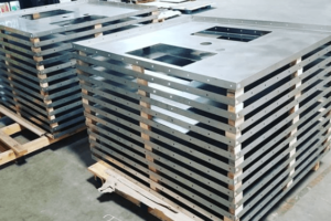 Stacks of Stainless Panels